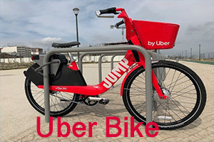 uber on a bike